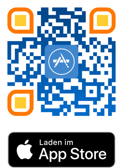 QR Code zum Download der Mein HoT App im AppStore