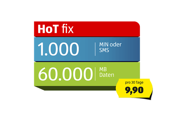 Tarifsujet HoT fix um 9,90 Euro